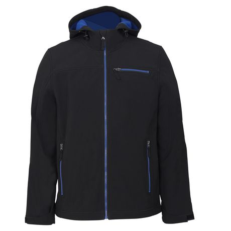 Athletic Works Men's Hooded Zip Softshell Jacket | Walmart Canada