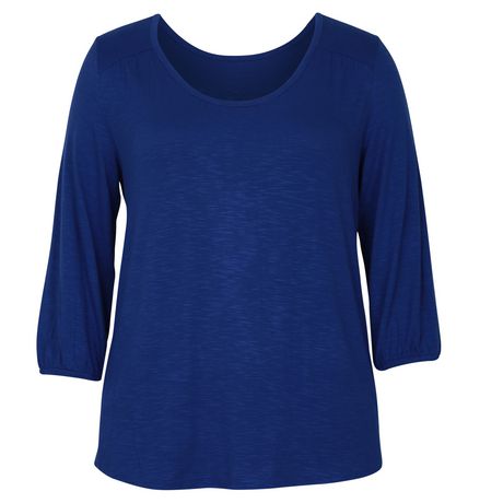 George Womens Long Sleeve U-neck Shirt | Walmart Canada