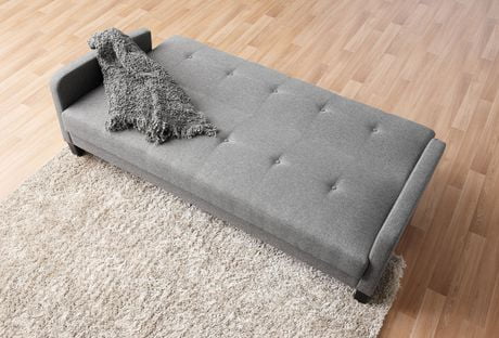 Hometrends Grey Futon Sofa Bed | Walmart Canada