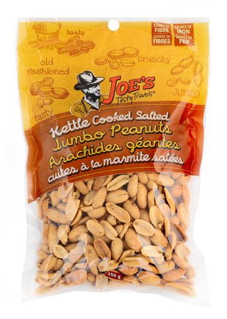 Joe's Tasty Travels Kettle Cooked Salted Jumbo Peanuts | Walmart Canada