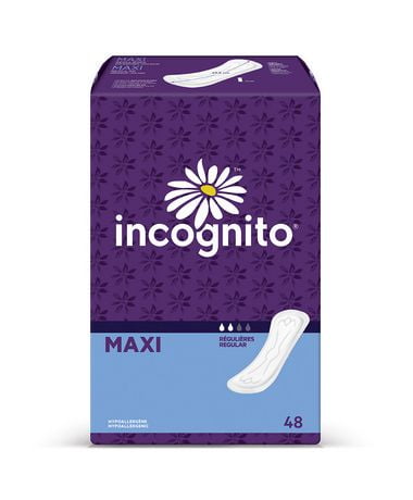 incognito maxi pads regular zoom
