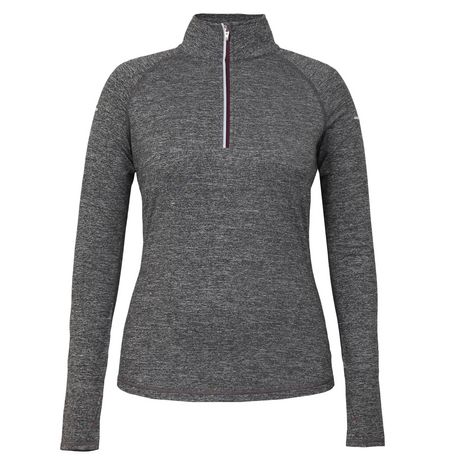 Athletic Works Ladies Quarter Zip Running Top | Walmart Canada