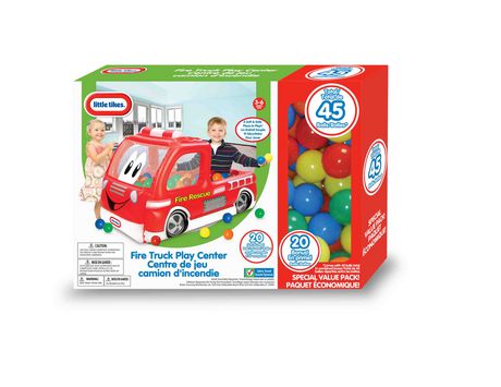 Little Tikes Fire Truck Play Center Ball Pit Value Pack Walmart