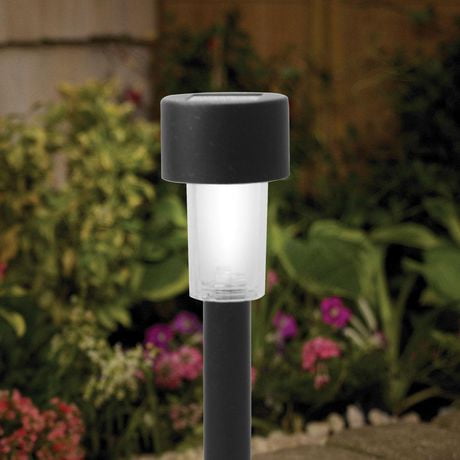 Mainstays Black Mini Solar Pathway Light | Walmart Canada