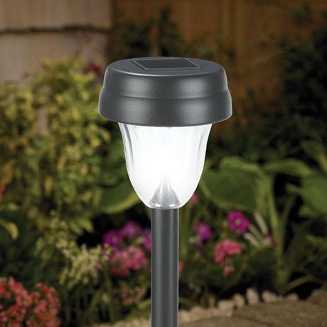 Mainstays Pearl Metalic Bronze Mini Solar Pathway Light | Walmart Canada