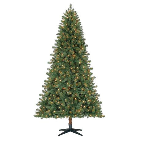 Holiday Time 7' Duncan Quick Set Fir with Clear Lights Christmas Tree ...