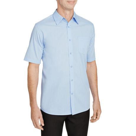 George Men's Short Sleeved Dress Shirt | Walmart Canada