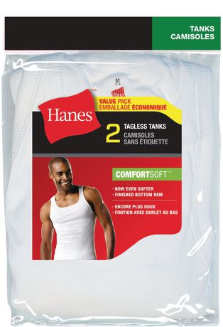Hanes Men's Tagless Tanks, Pack of 2 | Walmart Canada