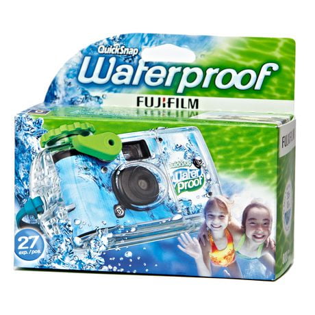 Fujifilm QuickSnap Waterproof Disposable Camera, 27 Exposures