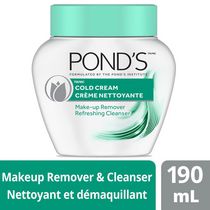 Crème nettoyante pour peau normale ou sèche Pond's Nettoyant rafraîchissant et démaquillant testé par des dermatologues 190ml