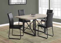 Monarch Specialties Taupe Dining Table