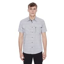 Chemise manches courtes avec poche pour homme Dark Black