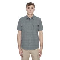 Chemise  manches courtes avec poche pour homme Dark Black