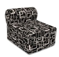 Comfy Kids Flip Chair - Black & White