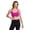 Fuchsia Shock, variant on Reebok Women's Low Impact Favorite Racerback Sports Bra with Removable Cups