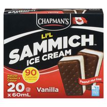Chapman's Li’l Sammich crème glacée à la vanille