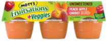 Mott’s Fruitsations Sauce aux légumes pêche, pomme et carotte - non sucrée