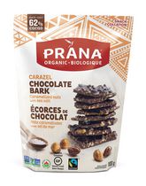 Prana organic Carazel Caramalized Nuts And Sea Salt 62% Chocolate Bark