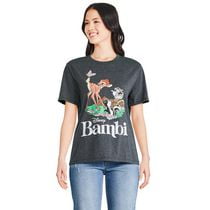 T-shirt Bambi Disney pour femmes Tailles TP–TG