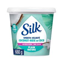 Yogourt nature Noix de coco de culture non sucré Silk