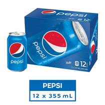 Boisson gazeuse Pepsi Cola, 355 mL, 12 canettes