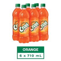 Crush Orange, 710mL Bottles, 6 Pack
