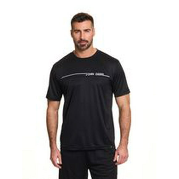 John Deere Men’s Interlock Yoked Short Sleeve Tee