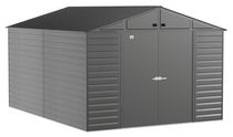 Arrow Select Steel Storage Shed, 10x14, Charcoal