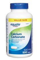 Equate Carbonate de calcium 500 mg
