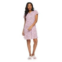 Chemise de nuit à col cranté Penmans pour femmes