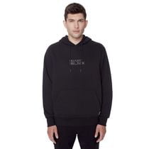 Chandail manches longues à capuchon Dark Black pour hommes