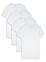 Fruit of the Loom Men's Coolzone Crew-neck shirt, White, 4-pack