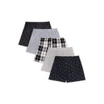 Fruit of the Loom Men's Prints & Stripes Boxer Shorts, 5-Pack