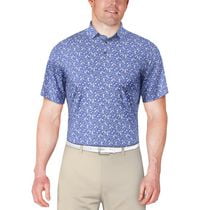 Ben Hogan Men’s Spring Break Drink Print Short Sleeve Golf Polo, Ben Hogan Men's Golf Polo