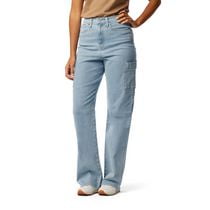 Levi Strauss SignatureMC Jean pratico taille haute ample droit d’époque pour femme