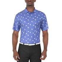 PGA Tour Men's Golf Conversational Print Short Sleeve Polo Shirt, PGAT Men's Polo