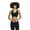Black, variant on Reebok Women's Stronger Printed Sports Bra With Removable Cups