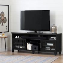 South Shore Adrian 75" TV Stand in Gray Maple