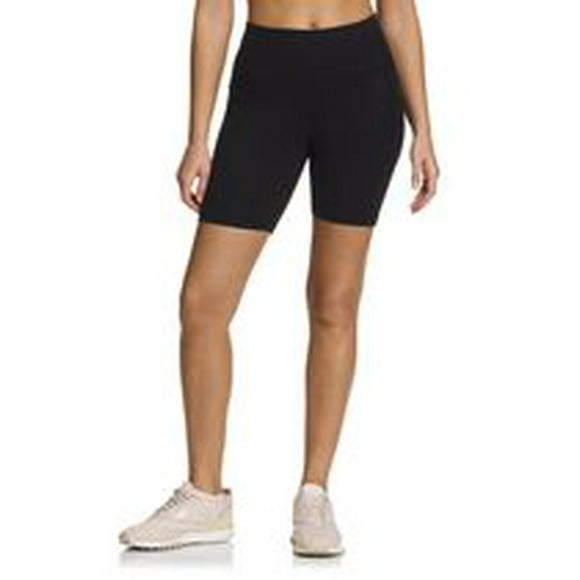 Reebok Women’s ‘Reflex’ High-Rise 7” Inseam Biker Shorts with Pockets