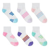 Athletic Works Women's Ankle Socks 6-Pack, Sizes 4-10