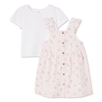 George Toddler Girls' Skirtall 2-Piece Set, Sizes 2T-5T