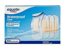 Equate Waterproof Clear Adhesive Bandages