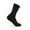 Black, variant on Fruit of the Loom All Day Comfort Cotton Blend Mid Crew Socks for Men