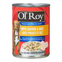 Pain de viande avec poulet et riz Ol' Roy