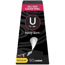 Protège-dessous style string U by Kotex Barely There, Sans parfum