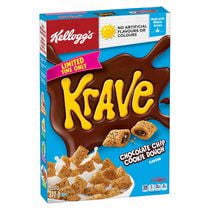 Krave® Chocolate Chip Cookie Dough Flavoured Cereal 312 g | Walmart Canada