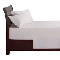 Ensemble de draps 100 % coton à contexture de 400 fils hometrends, satin de coton