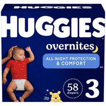 Couches pour bébés Huggies Overnites, taille 4, 52 couches