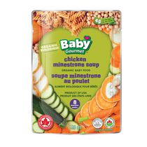 Baby Gourmet Soupe minestrone au poulet aliments biologiques pour bebes