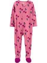 Pyjama Polaire 1-Pièce pour fille en bas âge Child of Mine made by Carter's -Cerises